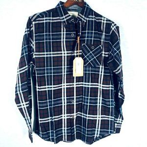 Men Small WEATHERPROOF Vintage Plaid Flannel Shirt
